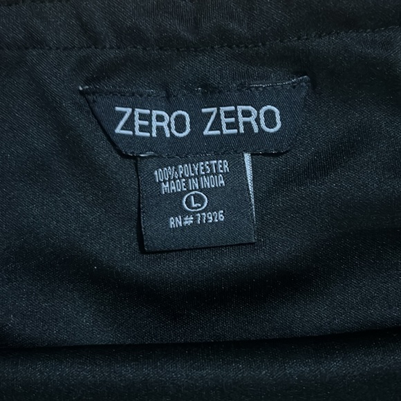 Vintage Zero Zero Y2K Floral Black Midi Skirt Size L 90’’s Whimsigoth Grunge - Picture 2 of 10